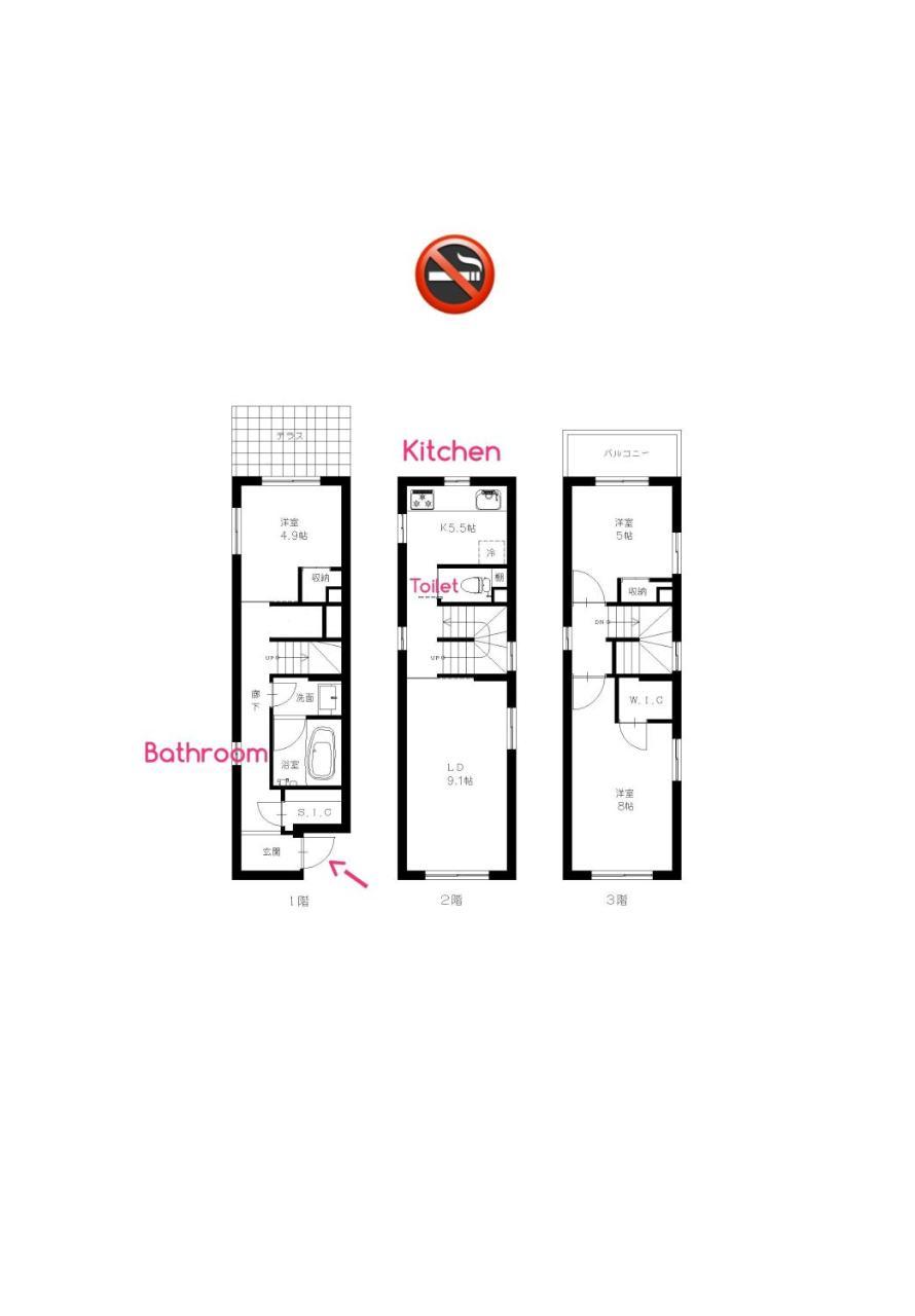 Alo Bnb 1 - Near Ueno, Akihabara, Asakusa - Self Check-In Токіо Екстер'єр фото